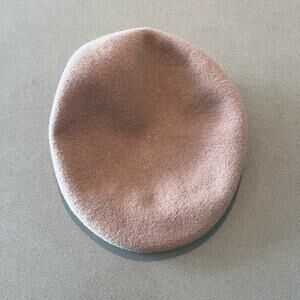 Kangol Blue Brand Brown/Camel 100% Pure Wool Hat Large Beret